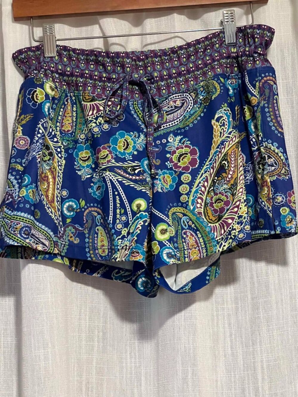 Athleta Paisley Print Swim Shorts